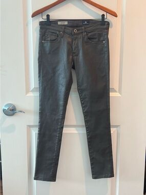Ag Adriano Goldschmied Coated Skinny Jeans Size 26R